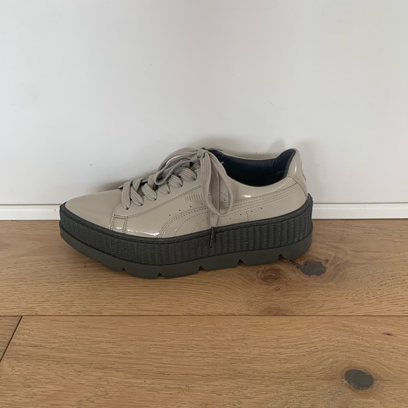 Puma Fenty Pointy Creeper Patent in Dove - Picture 2 of 7